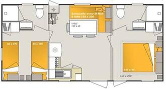 HOLIDAY HOMES SUITE 8,00 X 4,00 MT